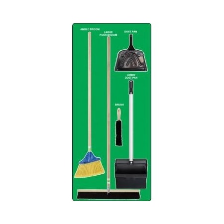Accuform CLEAN  SWEEP STOREBOARDS PSB116GNBK PSB116GNBK